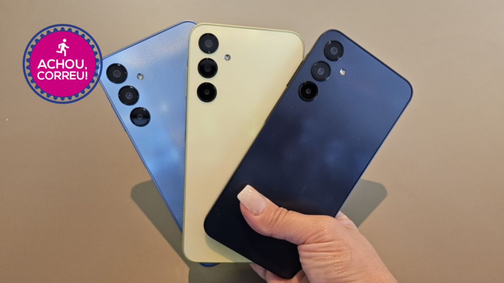 Galaxy A25 5G de 256 GB fica mais barato que versão de 128 GB em promoção