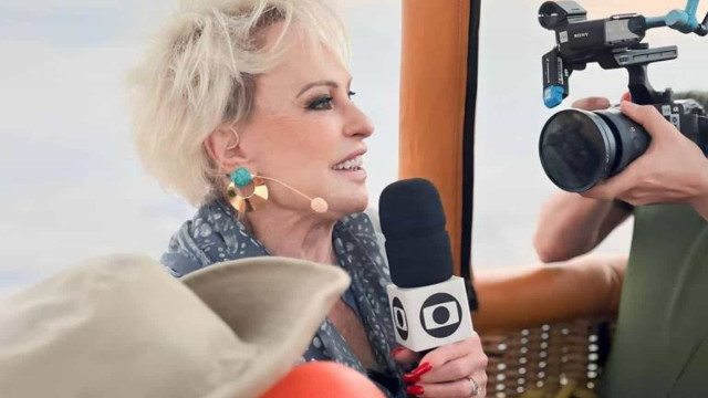 De férias, Ana Maria Braga aparece na GloboNews e fala sobre maconha