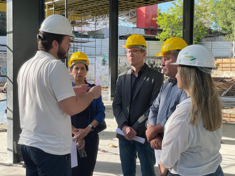 PMCG recebe promotores do MPPB em visita às obras do Parque Evaldo Cruz