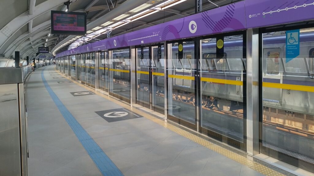 Vivo levará sinal 5G para Linha 5-Lilás do metrô de SP