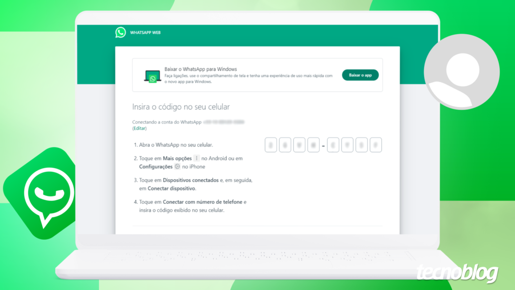 Como entrar no WhatsApp pelo PC só com o número