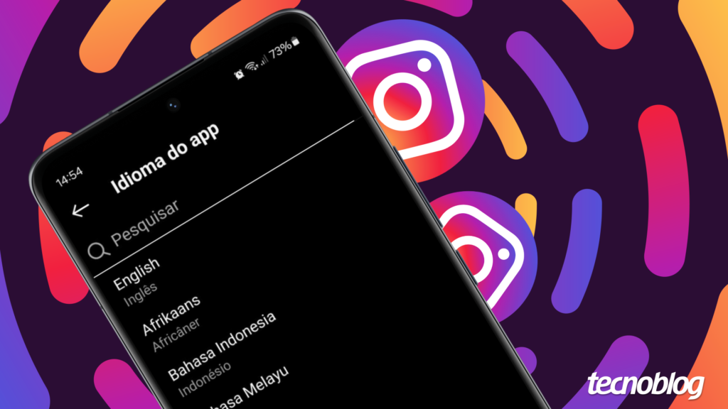Como mudar o idioma do Instagram