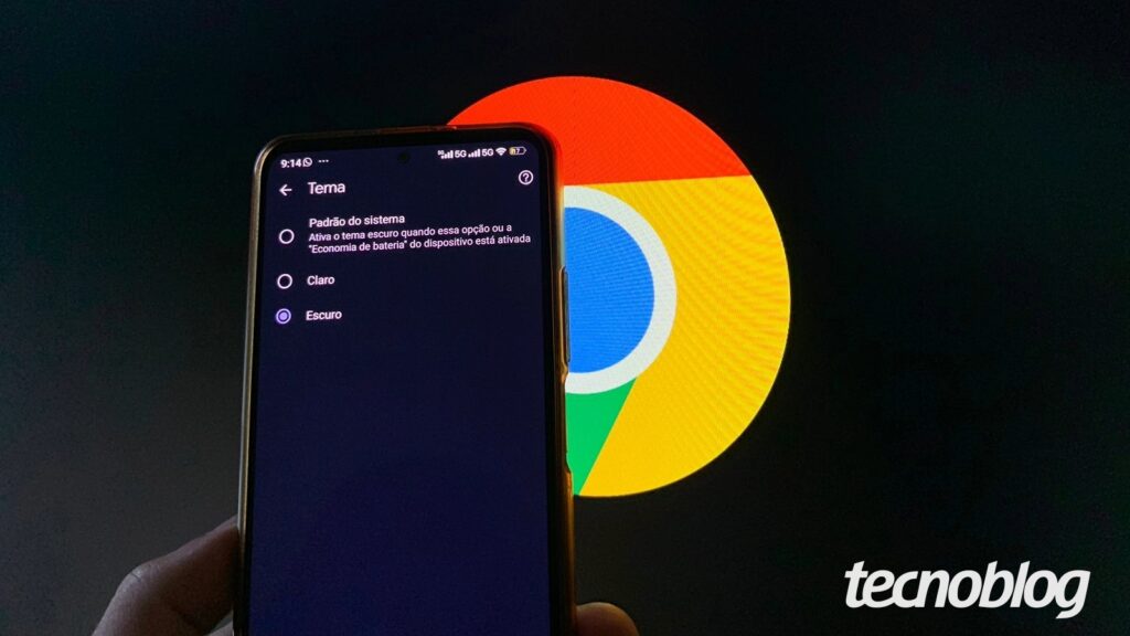 Como usar o modo escuro do Google Chrome pelo celular ou PC