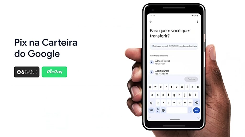 Carteira do Google anuncia suporte a pagamentos via Pix