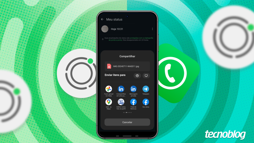 Como baixar um status do WhatsApp pelo Android ou PC