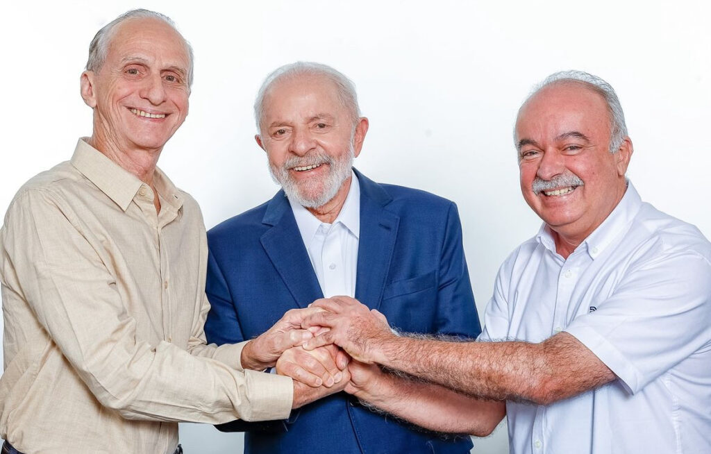 Inácio e Hermano se unem a Lula para produção de material de campanha
