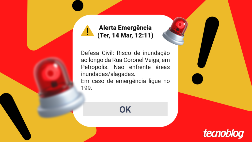 Defesa Civil testa cell broadcast para enviar alertas de desastres no Brasil