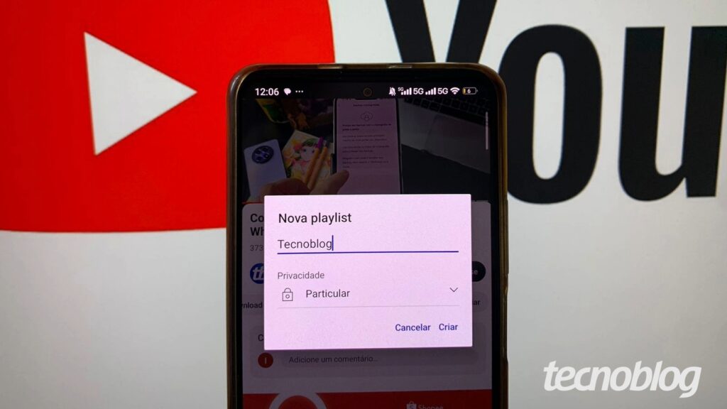 Como criar uma playlist no YouTube pelo celular ou PC