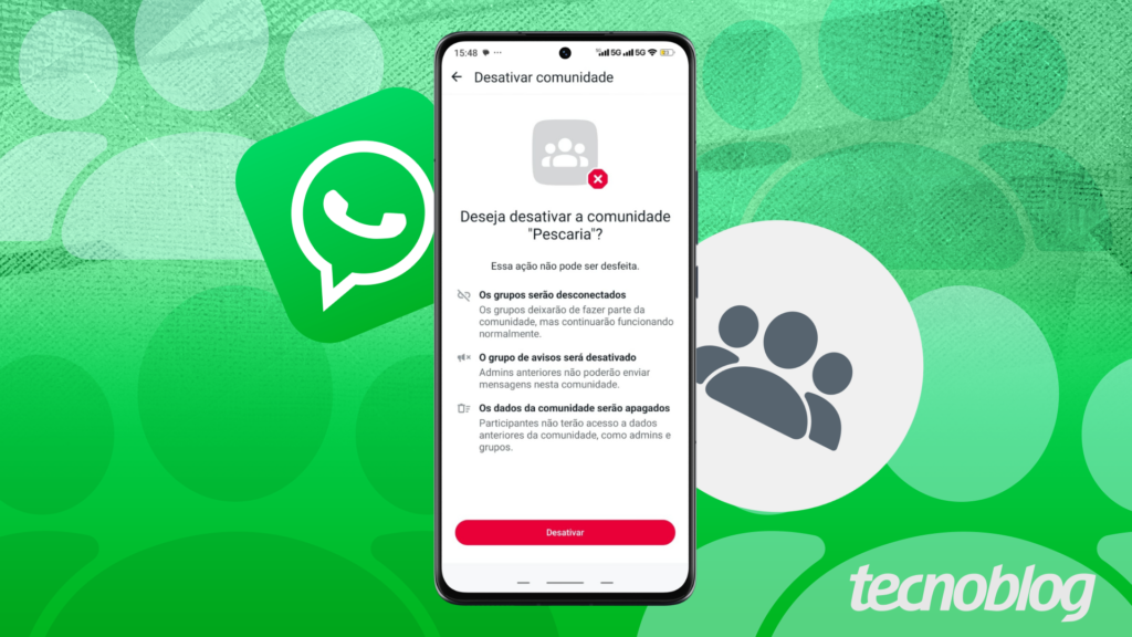 Como desativar uma Comunidade do WhatsApp pelo celular ou PC