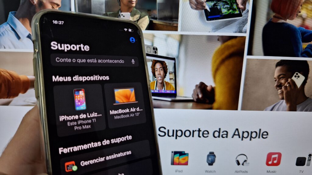 Como entrar em contato com o suporte da Apple