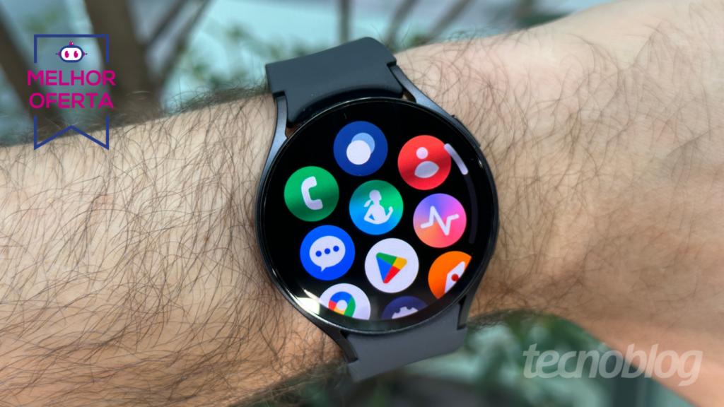 Galaxy Watch 6 está pelo melhor preço que já vimos no Mercado Livre