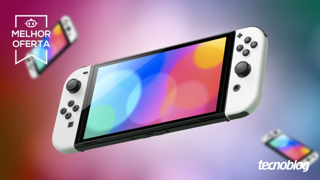 Nintendo Switch OLED nunca esteve tão barato quanto nessa oferta do Mercado Livre