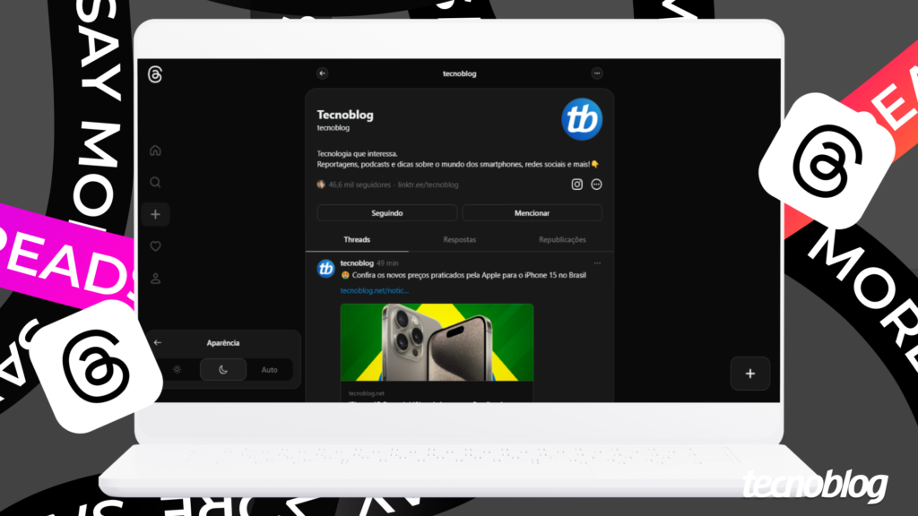 Como deixar o Threads preto? Saiba colocar a rede social no modo escuro pelo celular ou PC