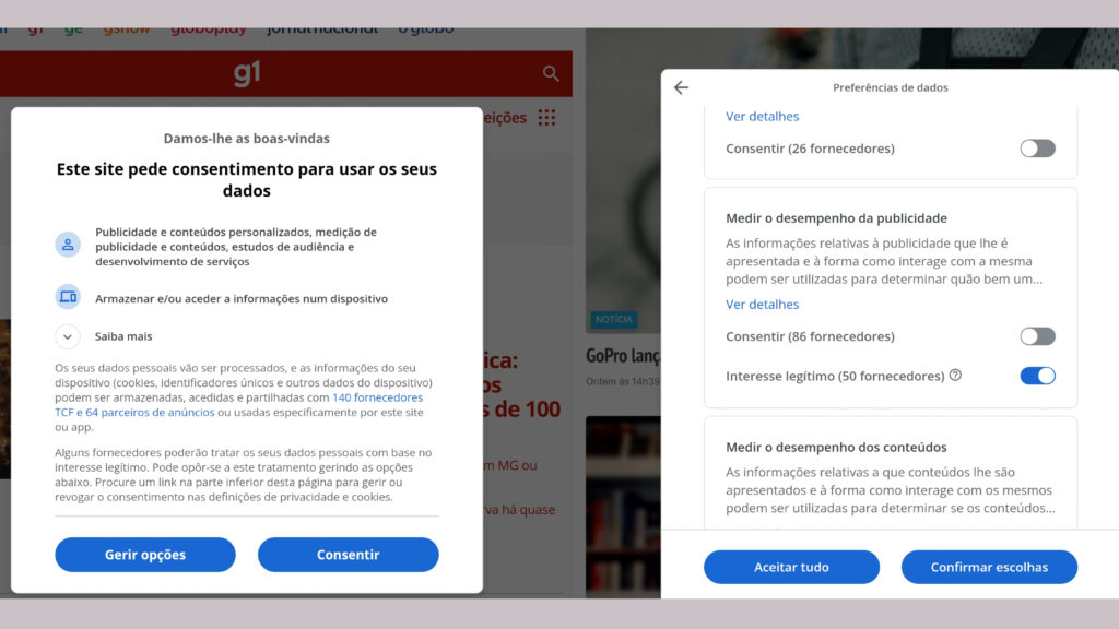 Navegador propõe solução para intermináveis janelas de cookies