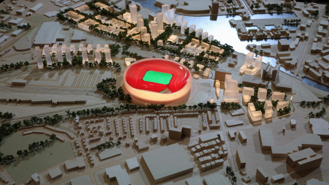 Veja a primeira imagem do novo estádio do Manchester United