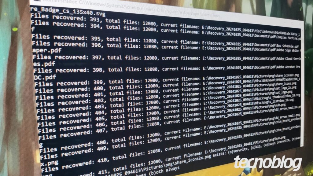 Como recuperar arquivos apagados da lixeira do PC