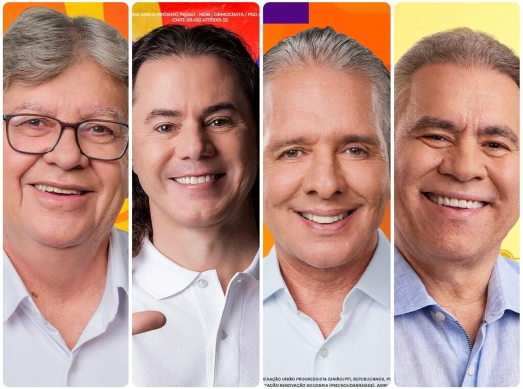 Na Paraíba, João e Veneziano lideram pesquisa para o Senado; Nabor e Queiroga disputam terceira posição